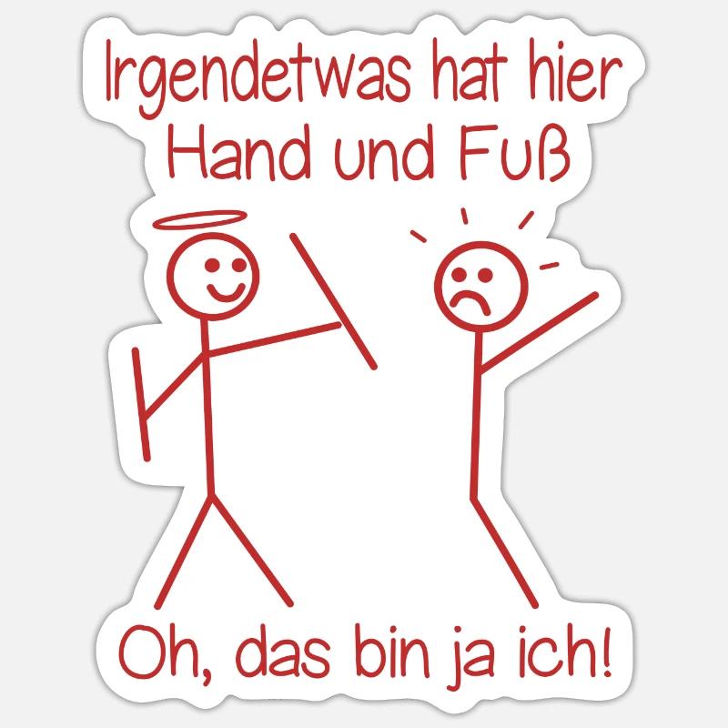 Sticker Größe S (10 x 10 cm) - 