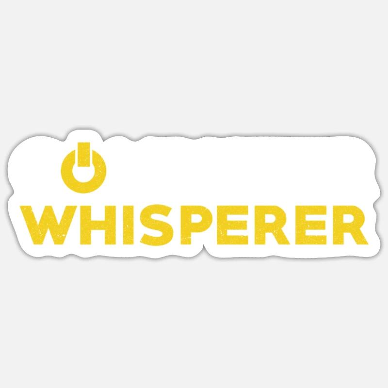 Informatiker Geschenk Computer - Sticker Größe S (10 x 10 cm) - Mattweiß