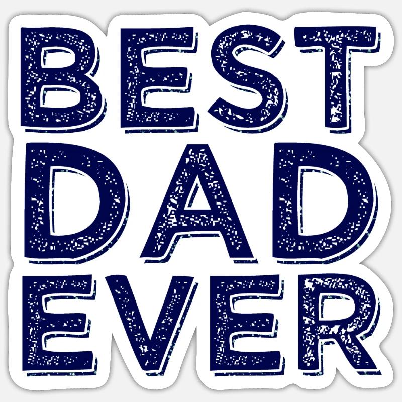 Bester Vater Sticker Größe S (10 x 10 cm)