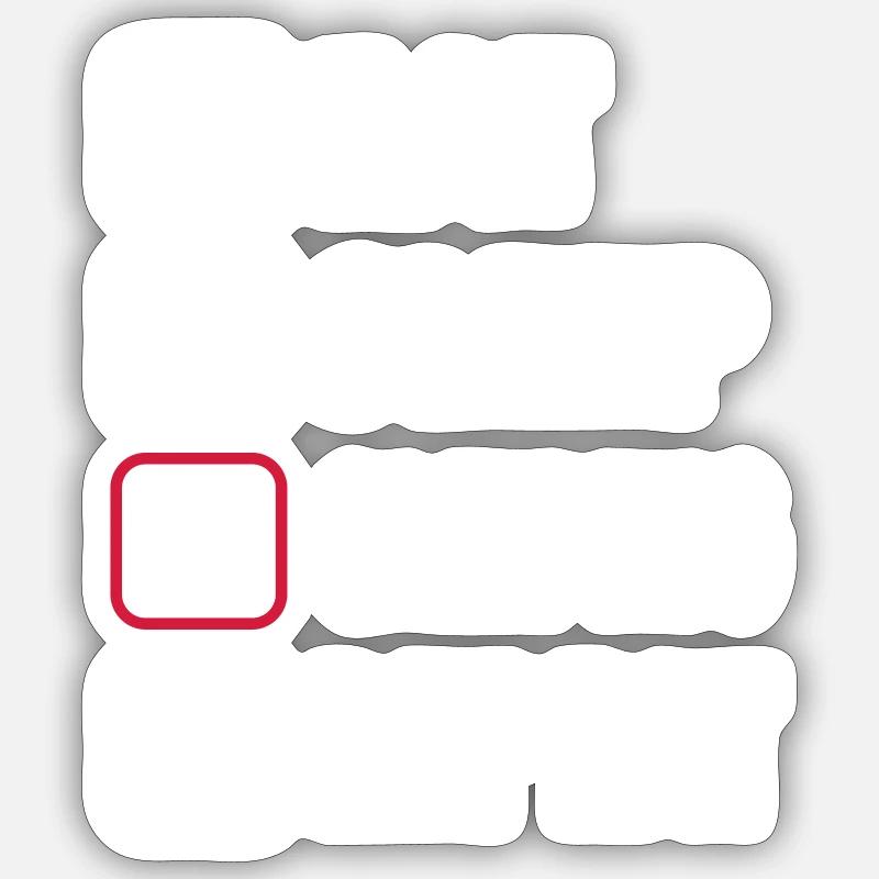 Sticker Größe S (10 x 10 cm) -