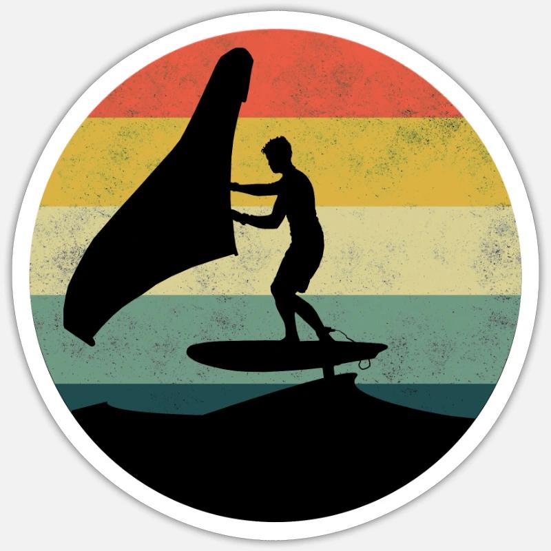 Hydrofoil Wingfoil Evolution Foil Wing Wingfoiling Sticker taille S (10 x 10 cm)