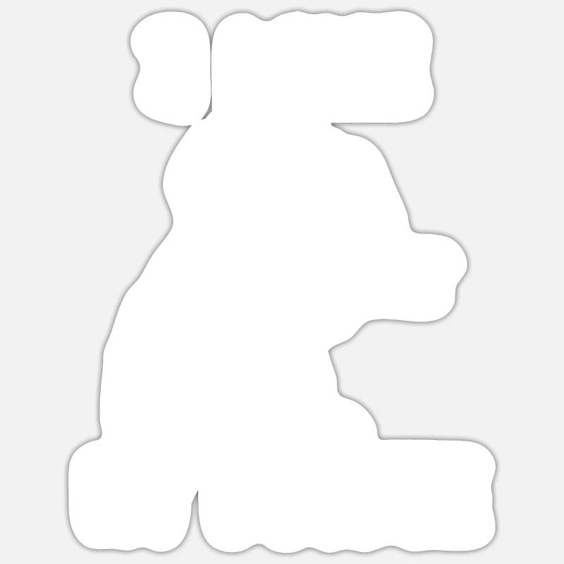 I Love My Doodle Pulli J’aime mon Doodle Sticker taille S (10 x 10 cm)