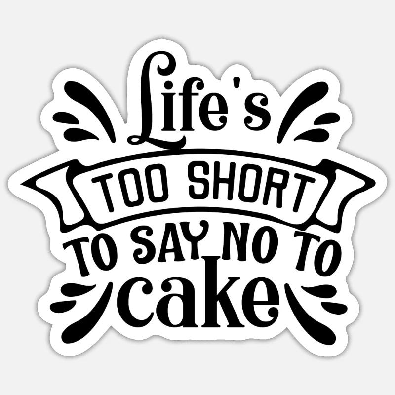 Cake Baking Baker Pastry Chef Sticker size S (10 x 10 cm)