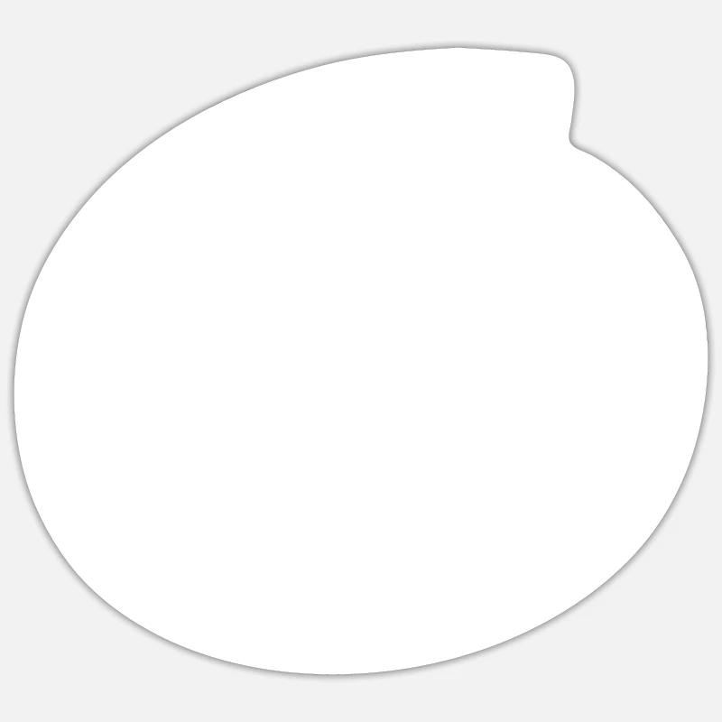BIKER INSIDE - Sticker size S (10 x 10 cm) - white matte