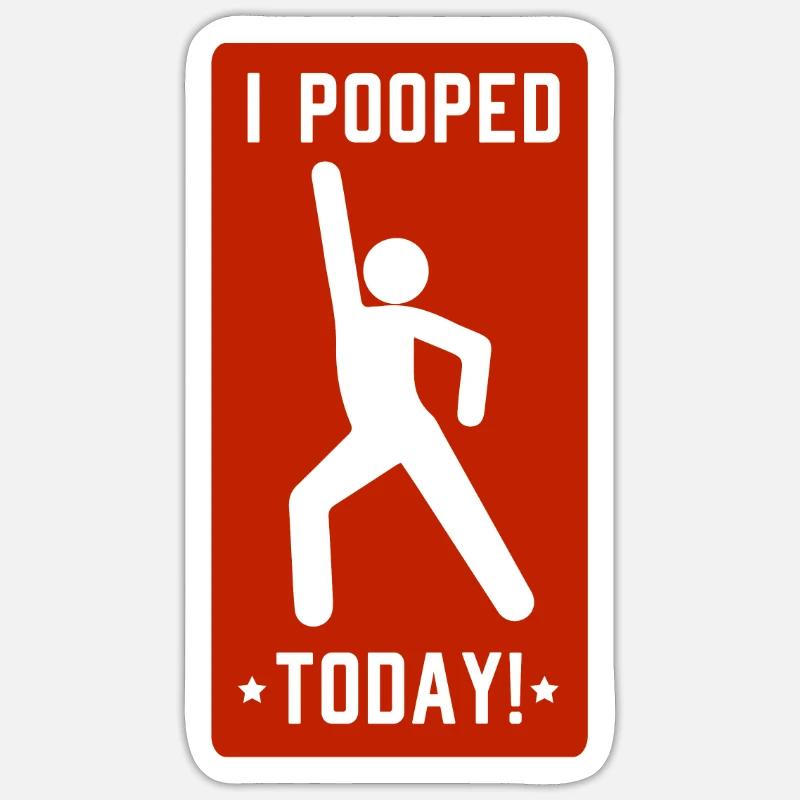 I'm cocking today! - Sticker size S (10 x 10 cm) - white matte