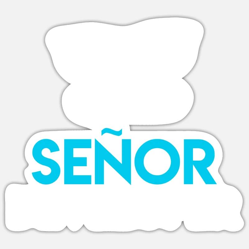 Señor Developer Informaticien Nerd Développeur Sticker taille S (10 x 10 cm)