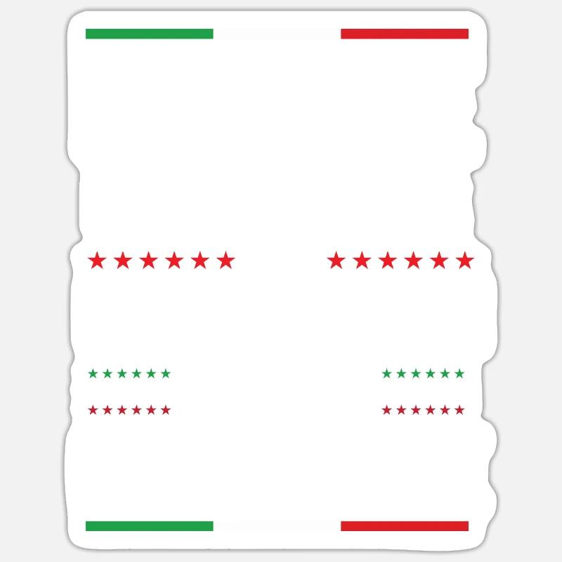 Iran père Iran Enseign - Sticker taille S (10 x 10 cm) - blanc mat