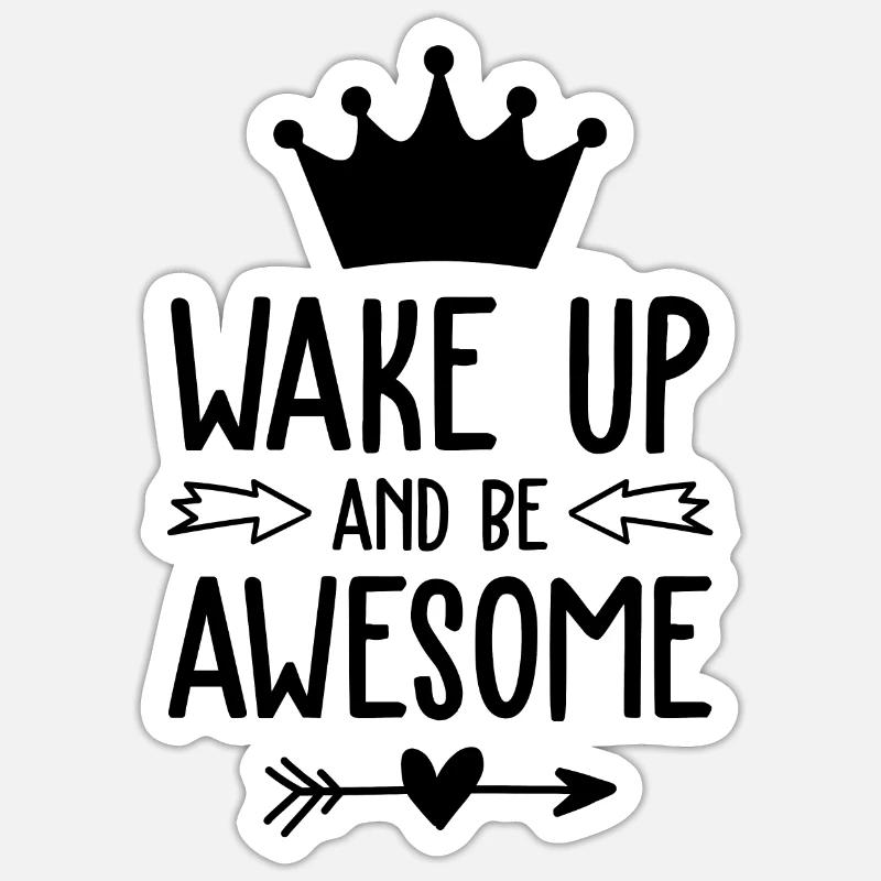 insperation - Sticker taille S (10 x 10 cm) - blanc mat