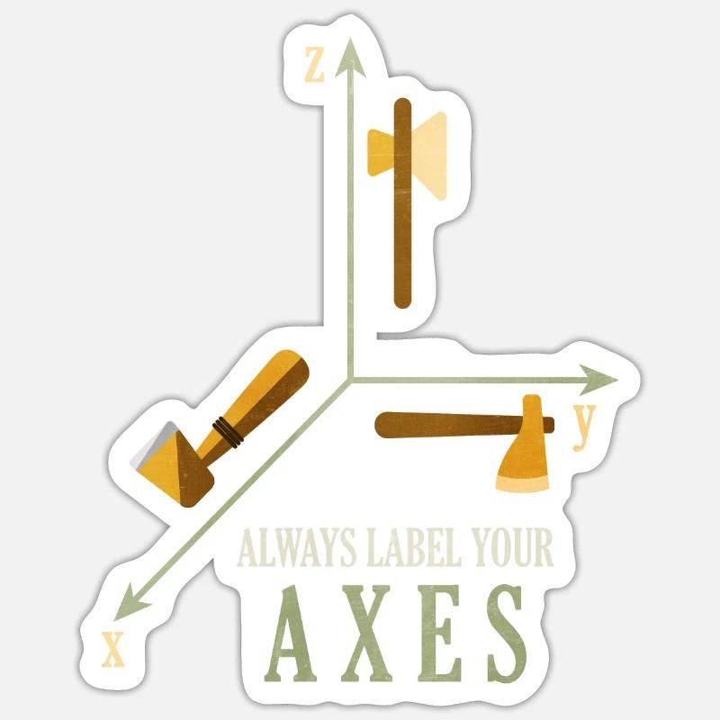 math Sticker size S (10 x 10 cm)