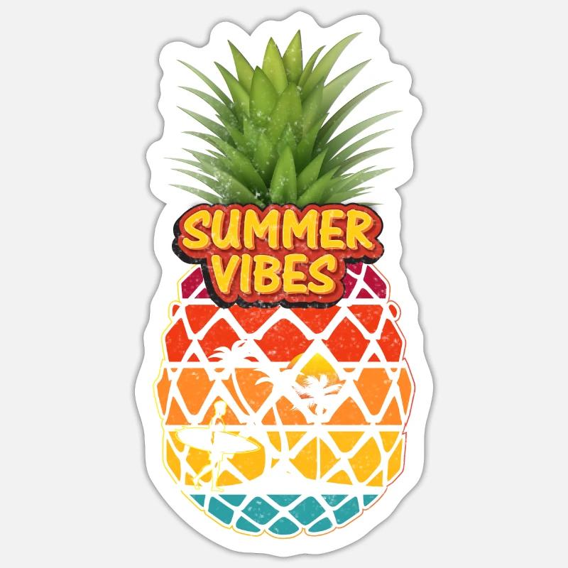 Summer feeling - Sticker size S (10 x 10 cm) - white matte