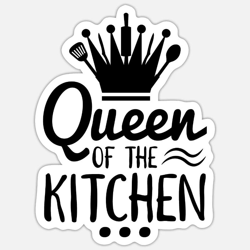 Chef Chef Chef Culinary Art - Sticker size S (10 x 10 cm) - white matte