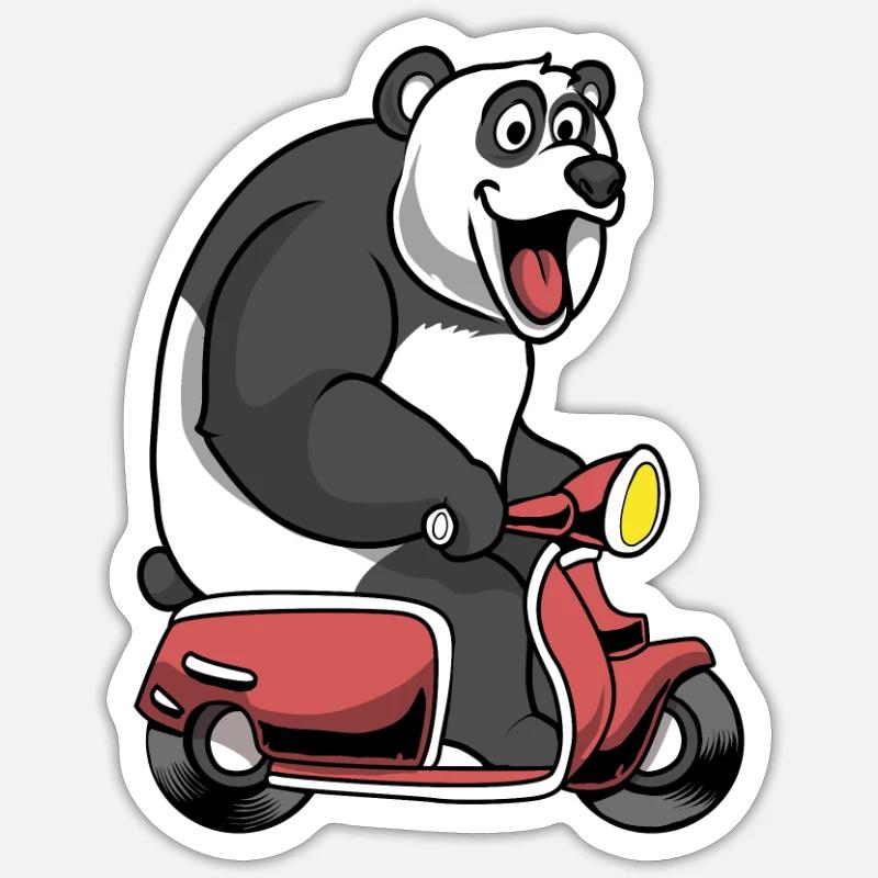 Motorroller Mofa Moped Roller Sticker Größe S (10 x 10 cm)
