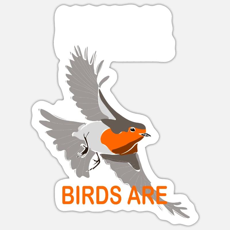 Observation des oiseaux Observation des oiseaux Observation des oiseaux - Sticker taille S (10 x 10 cm) - blanc mat