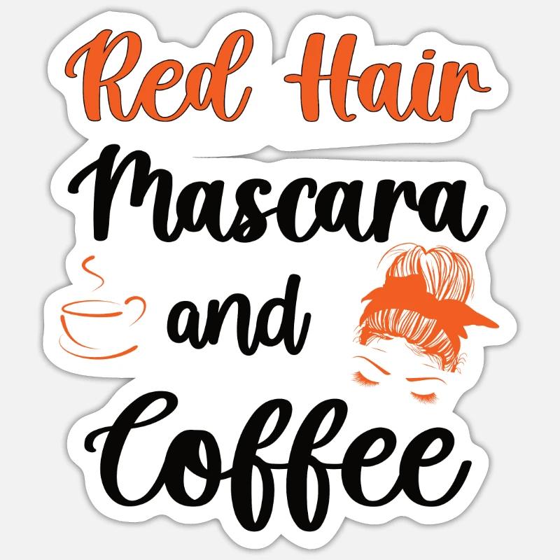 Rothaarig Rotes Haar Rotschopf Redhead Ginger Sticker Größe S (10 x 10 cm)