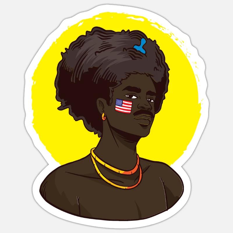Miscellaneous Fromerica Pride - Sticker size S (10 x 10 cm) - white matte