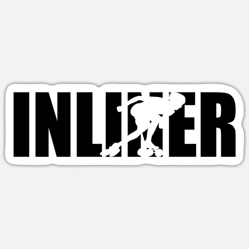 Inline Skates Sticker Größe S (10 x 10 cm)