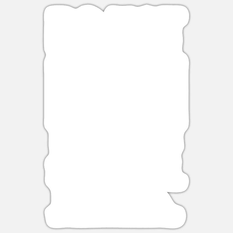 Funny saying - Sticker size S (10 x 10 cm) - white matte