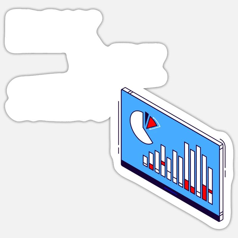 Freak In The Sheets Excel - Sticker size S (10 x 10 cm) - white matte