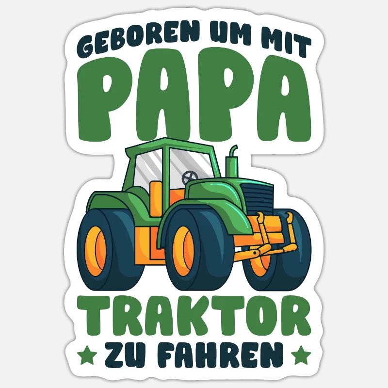 Traktor Sticker Größe S (10 x 10 cm)