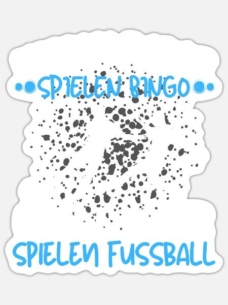 COOLE OPAS SPIELEN FUSSBALL! DAS ALTE HERREN - Sticker Größe S (10 x 10 cm) - Mattweiß