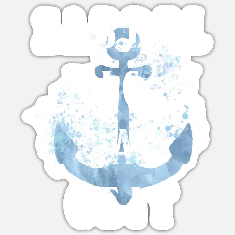 Norddeutscher witziger Spruch - Sticker Größe S (10 x 10 cm) - Mattweiß