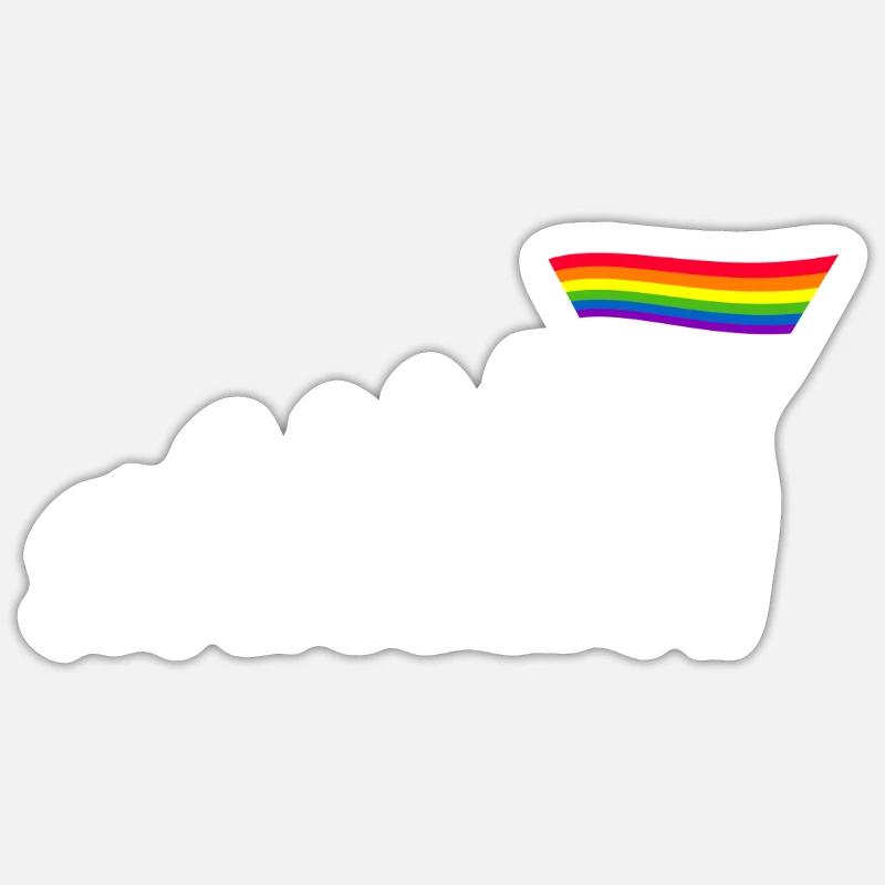 LGBTQ Evolution lesbischen pride Lesben Flagge Sticker Größe S (10 x 10 cm)