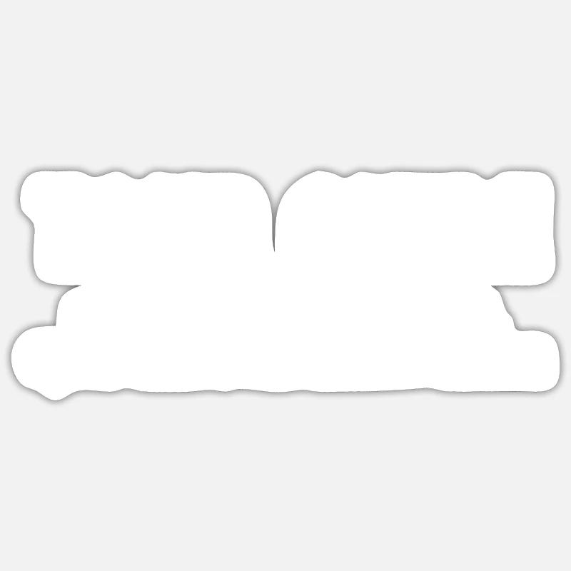 guide - Sticker taille S (10 x 10 cm) - blanc mat
