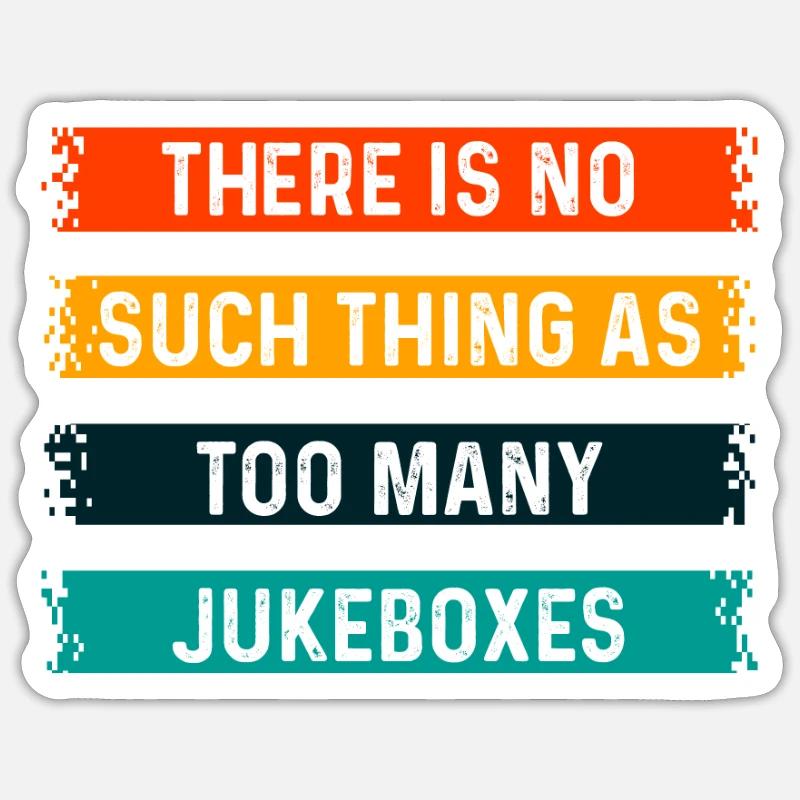 Jukebox the jukebox Sticker size S (10 x 10 cm)