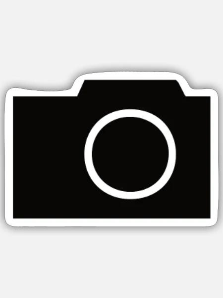 Fotograf Fotografie Fotografieren Kamera Foto - Sticker Größe S (10 x 10 cm) - Mattweiß