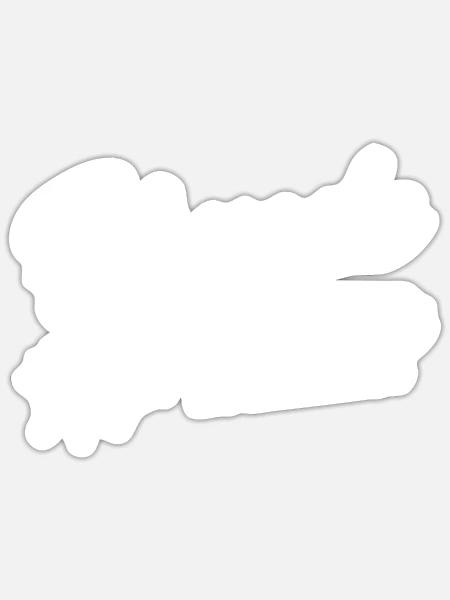 Hunde Trainer aus Leidenschaft - Hundetrainer - Sticker Größe S (10 x 10 cm) - Mattweiß