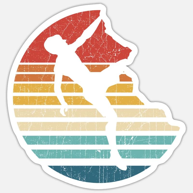 Cadeau grimpeur Boulderer grimper bouldern Sticker taille S (10 x 10 cm)