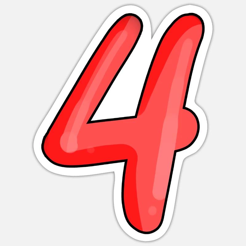 4 - Sticker size S (10 x 10 cm) - white matte