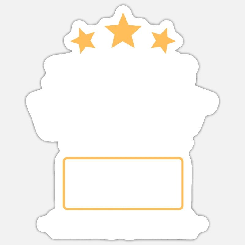 Papy parfait cadeau papy - Sticker taille S (10 x 10 cm) - blanc mat