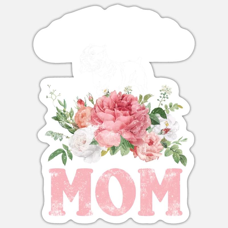 Cane Corso Mutter Sticker Größe S (10 x 10 cm)