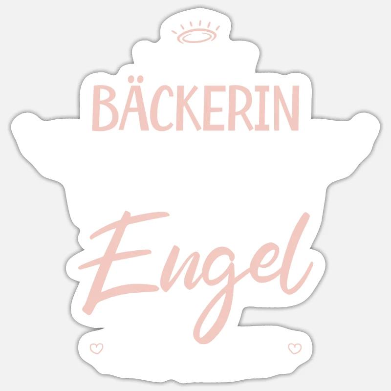 Bäckerin Sticker Größe S (10 x 10 cm)