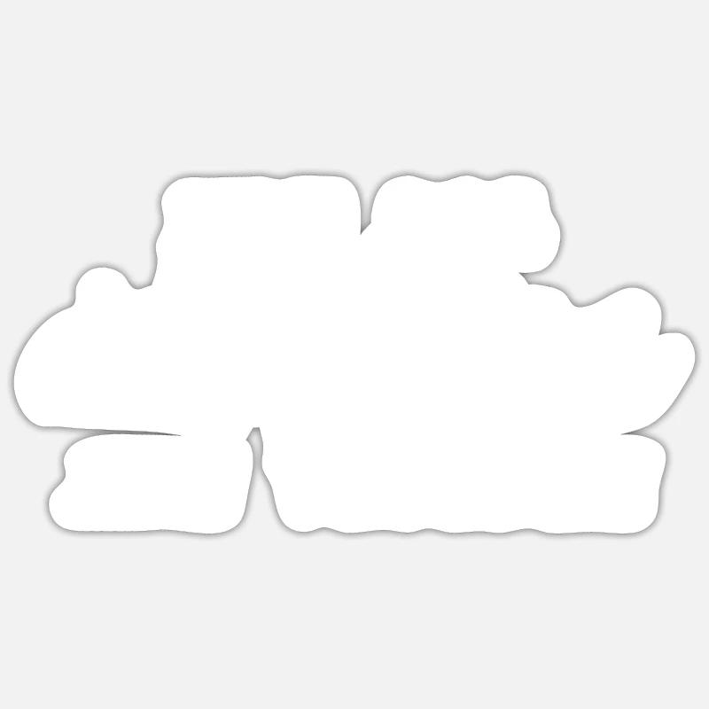 Not All Disabilities Are Visible - Sticker size S (10 x 10 cm) - white matte