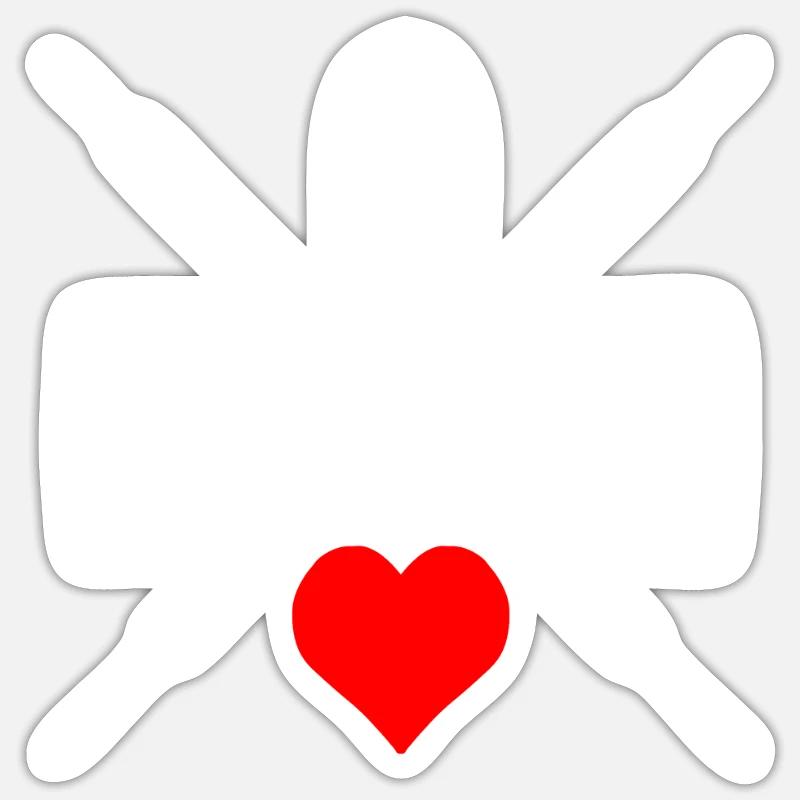 Sticker Größe S (10 x 10 cm) - 
