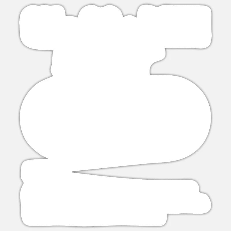 Cycopath - Sticker size S (10 x 10 cm) - white matte