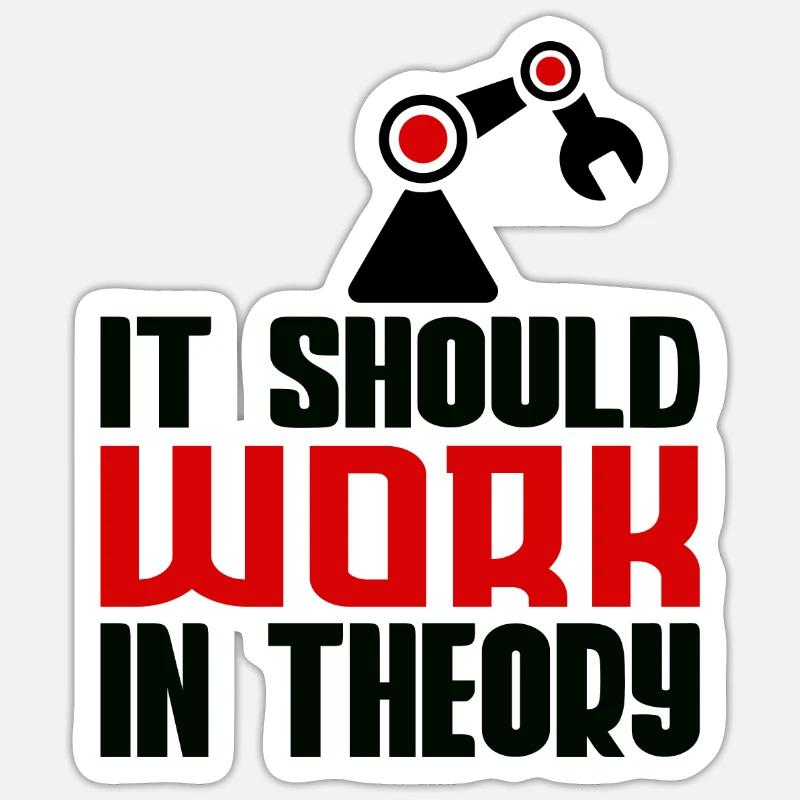 Robotics Machine Learning Robotics Engineering Sticker Größe S (10 x 10 cm)