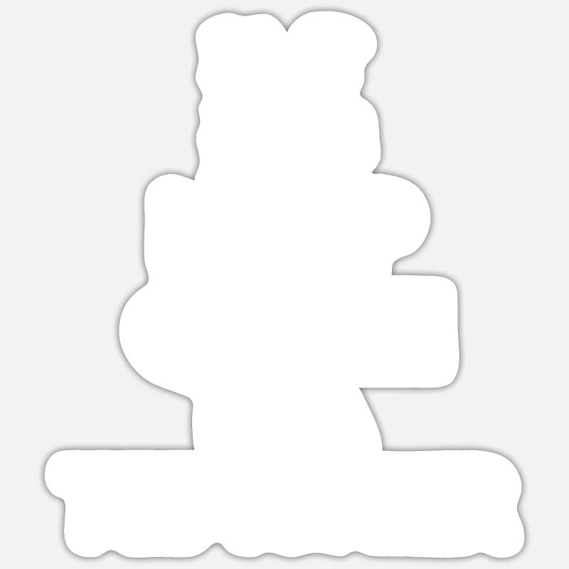 Keep Calm Professeur - Sticker taille S (10 x 10 cm) - blanc mat