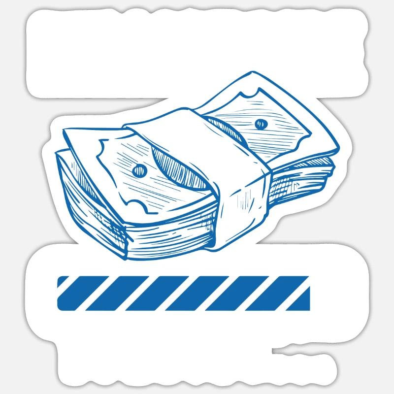 millionnaire loading Sticker taille S (10 x 10 cm)