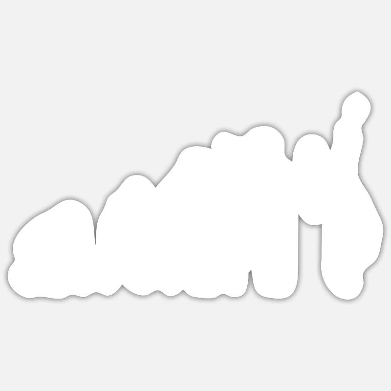 Evolution Tennis - Sticker size S (10 x 10 cm) - white matte