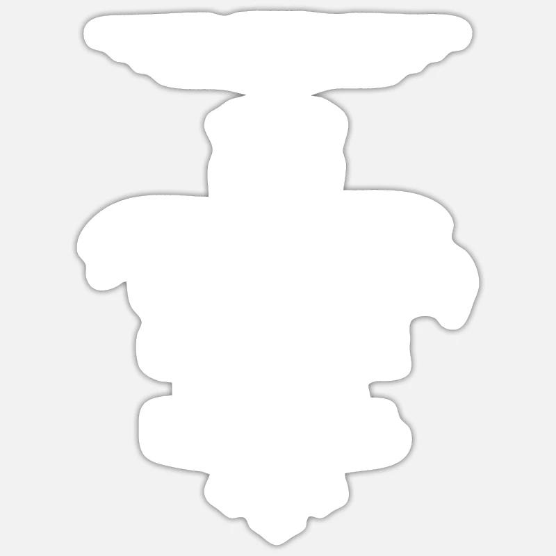Ce mec est le coach d'une super équipe de handball - Sticker taille S (10 x 10 cm) - blanc mat