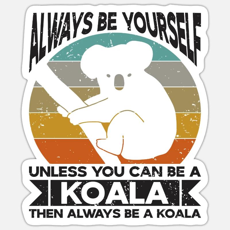 Koala Koalabär Koalas Sticker taille S (10 x 10 cm)