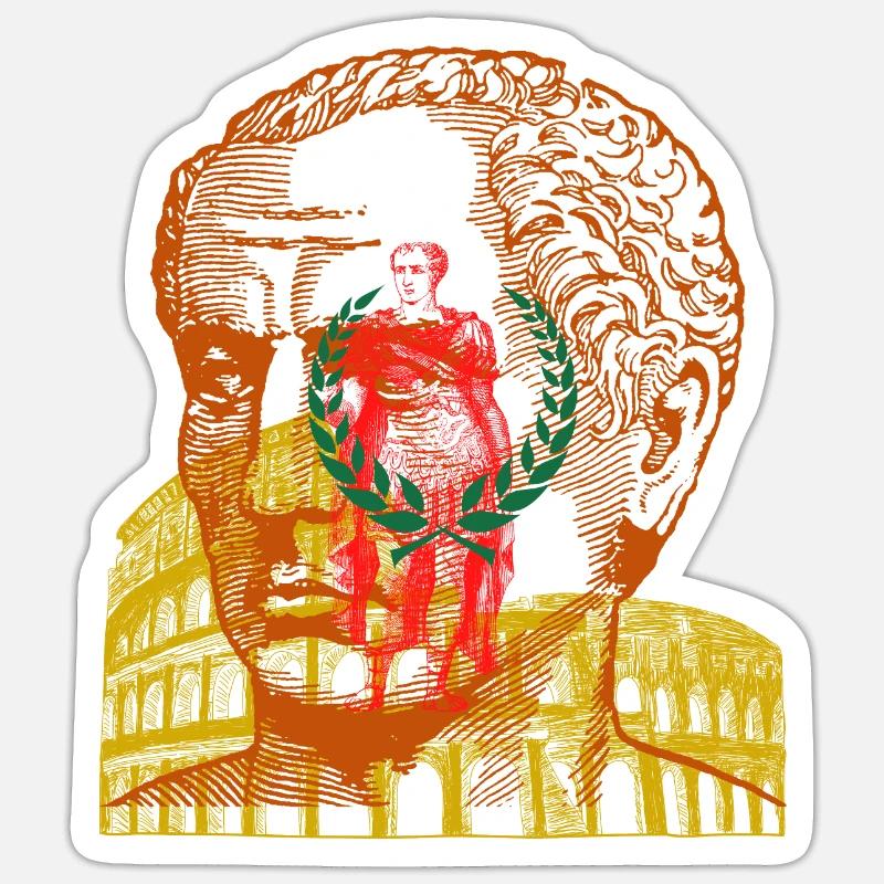 Cesar 1 - Sticker size S (10 x 10 cm) - white matte