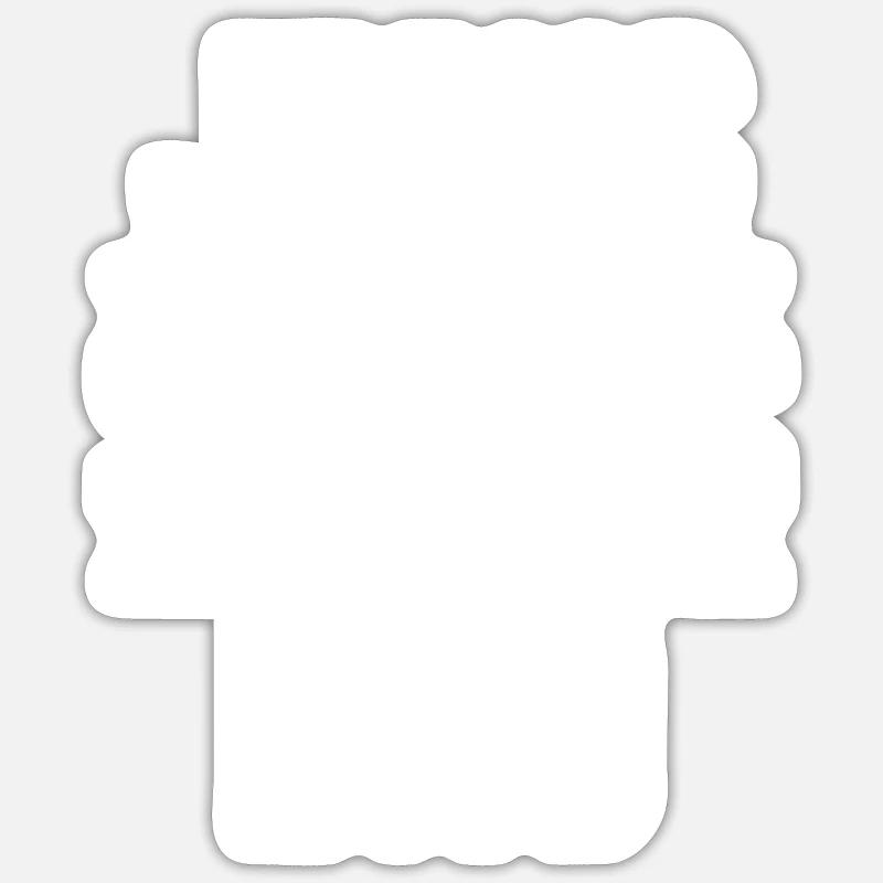 Christliche Sprüche - Sticker Größe S (10 x 10 cm) - Mattweiß