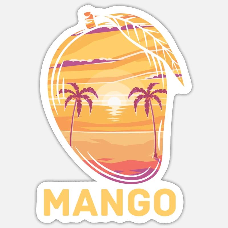 Mango Sticker Größe S (10 x 10 cm)