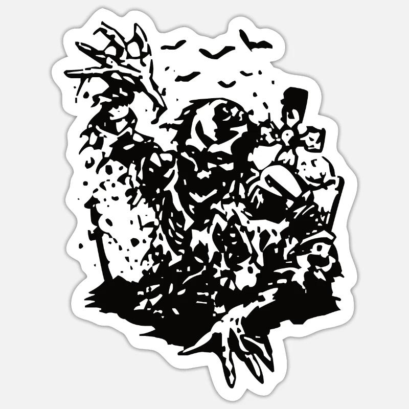 Sticker Größe S (10 x 10 cm) - 