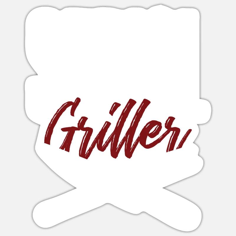 serial griller Sticker size S (10 x 10 cm)