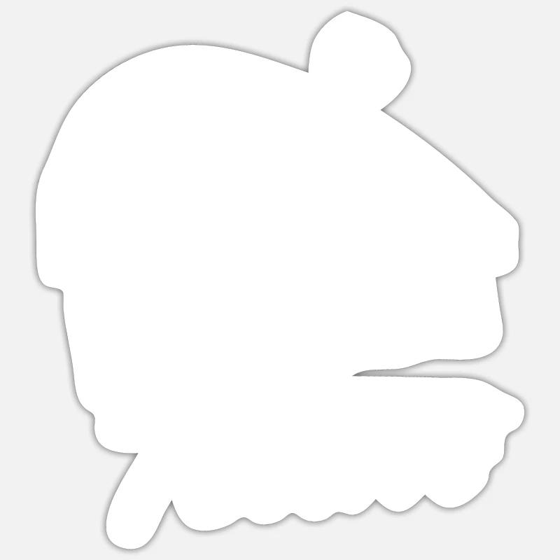 Fléchettes de l’équipe de fléchettes Fléchettes - Sticker taille S (10 x 10 cm) - blanc mat